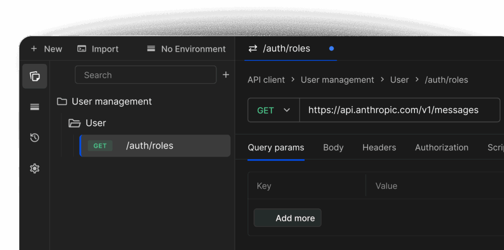 REST API Playground in Requestly