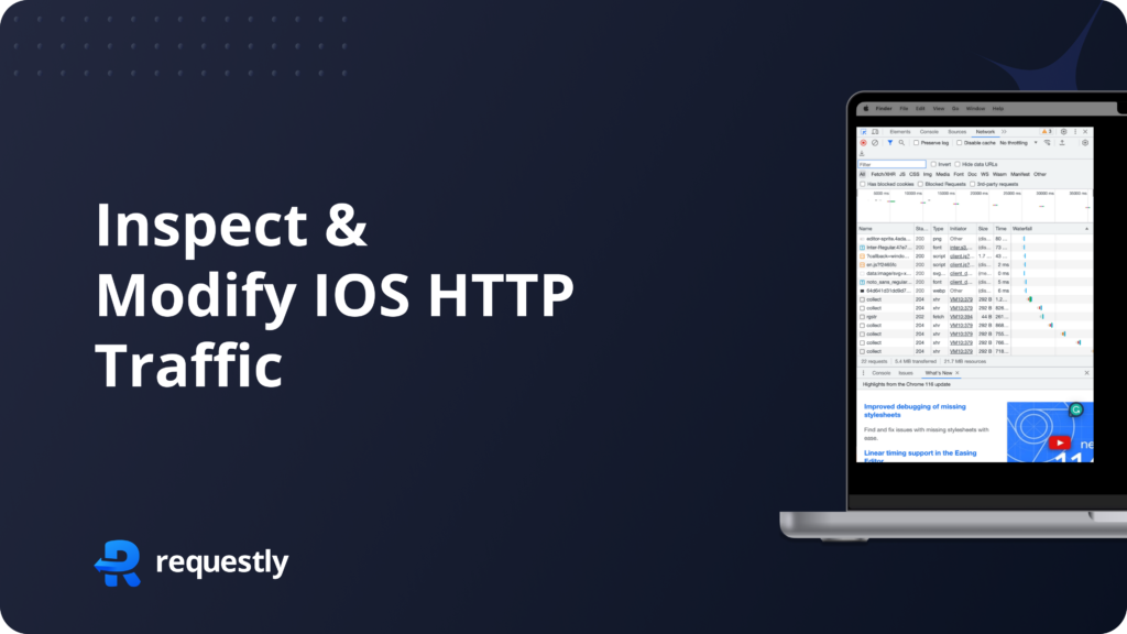 Inspect IOS network traffic