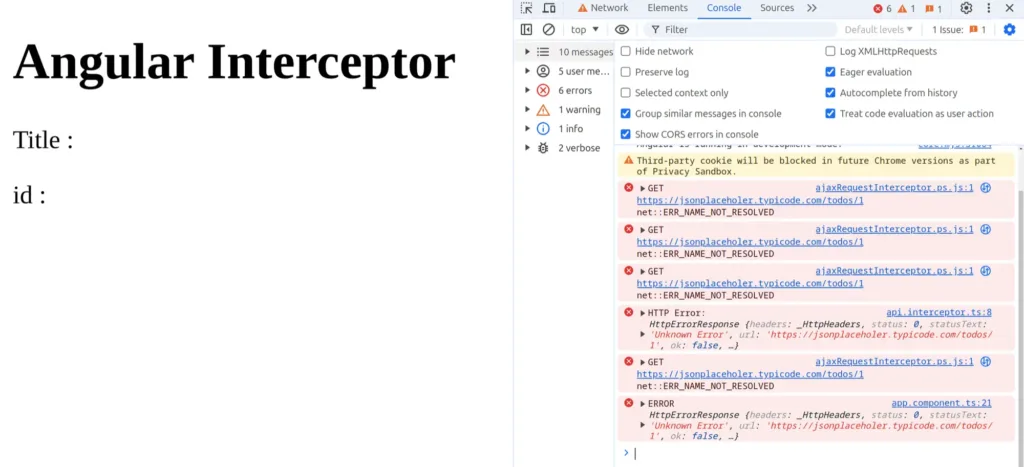 angular interceptors retry