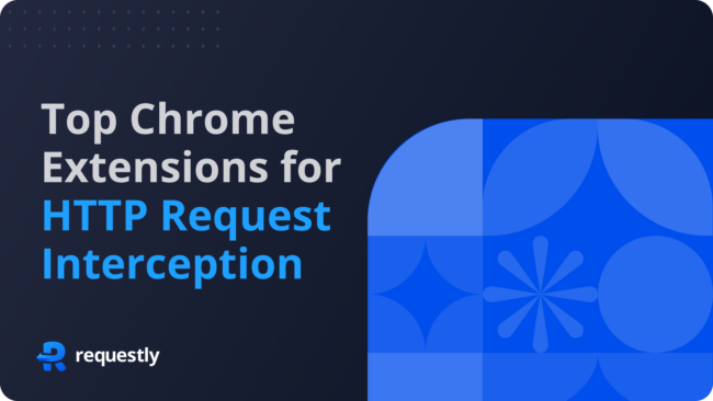 chrome extension for http request interception