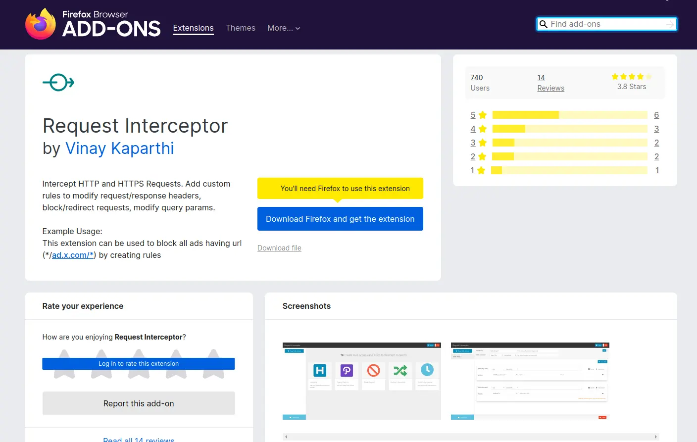 request-interceptor for HTTP Request Interception