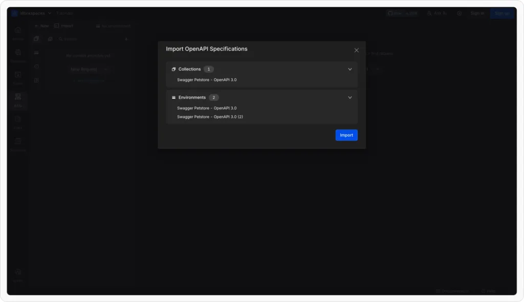 Preview Import - Requestly API Client