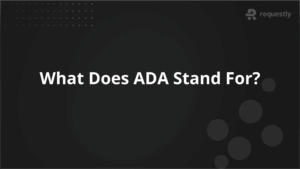 What Does ADA Stand For