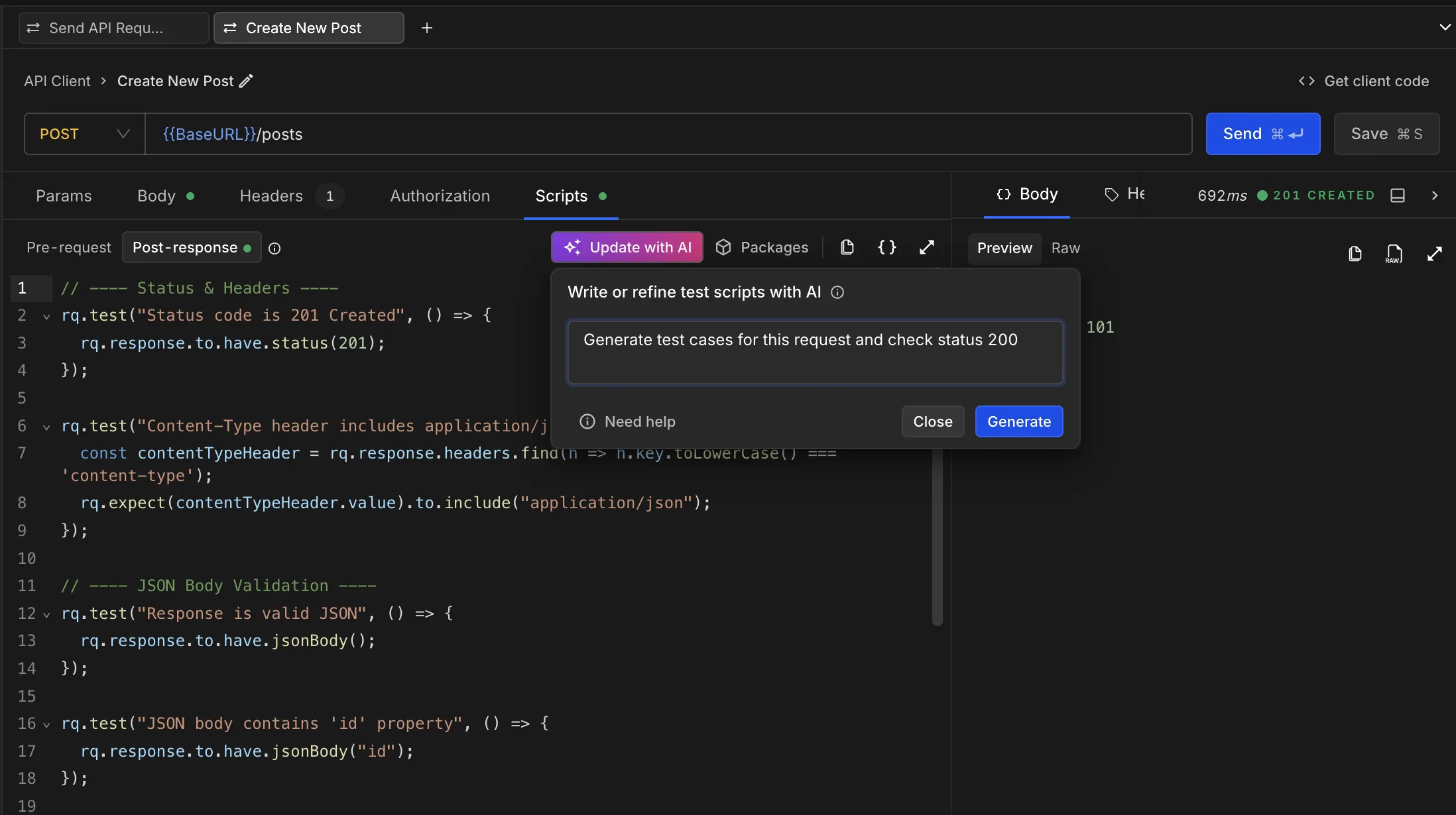 test-authoring-agent - requestly api client test authoring agent - hero image